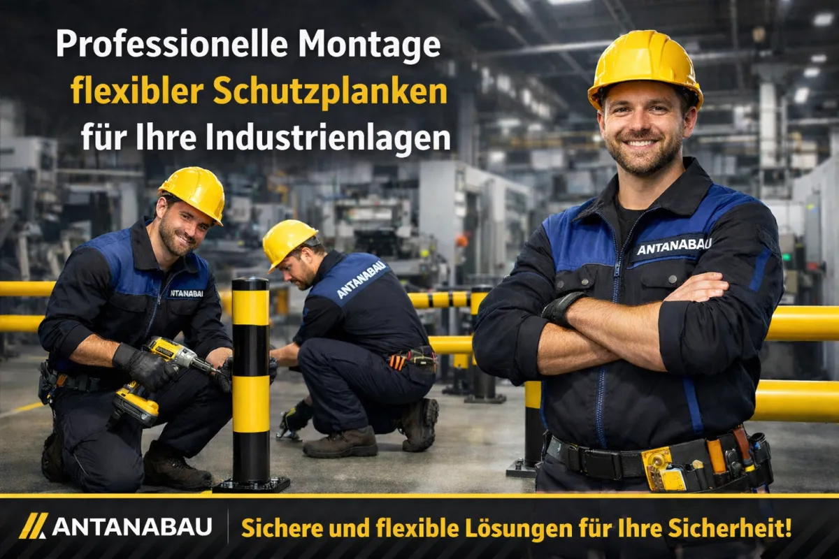 Flexible Barrieren Montage Detail